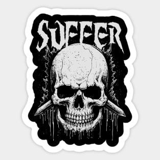 a Suffer Sticker